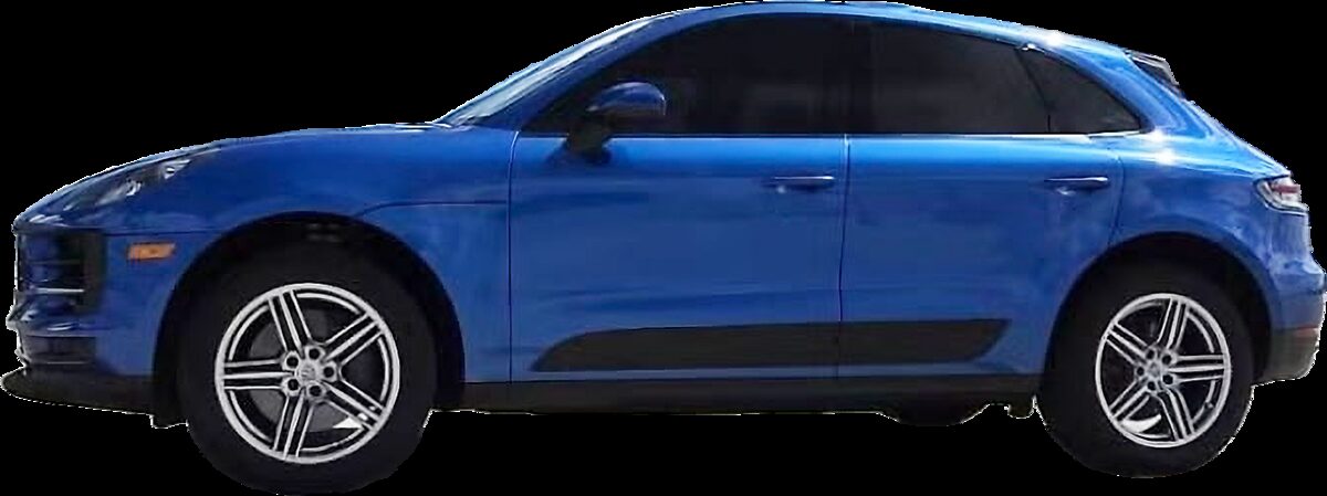 Porsche Macan S, blue